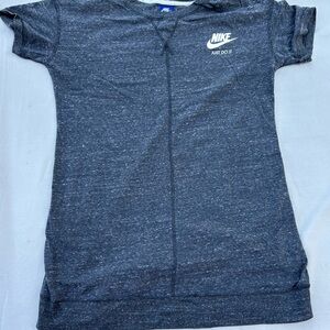 Nike Women’s “Just Do It” T-Shirt Dress Size Large – Heathered Gray
